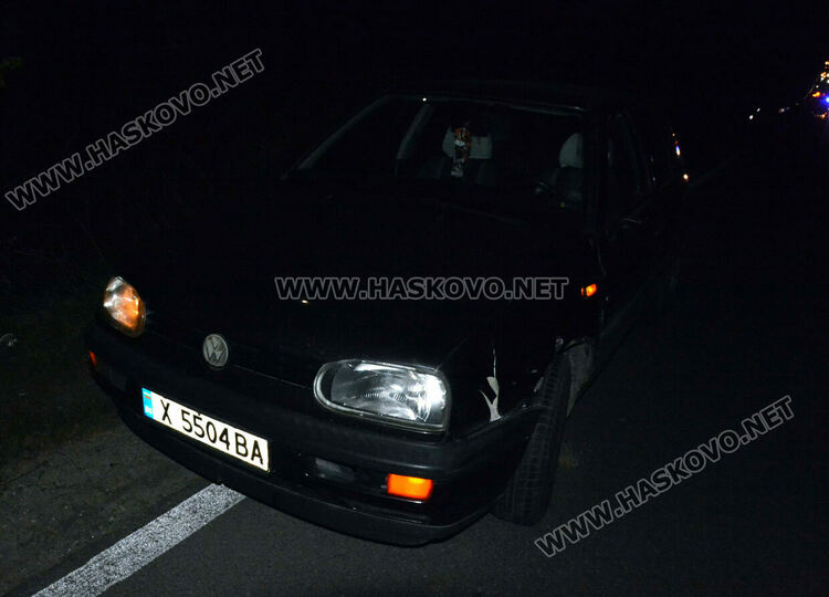 Серия от катастрофи  в безстопанствена крава на влизане в Хасково откъм Кърджали  