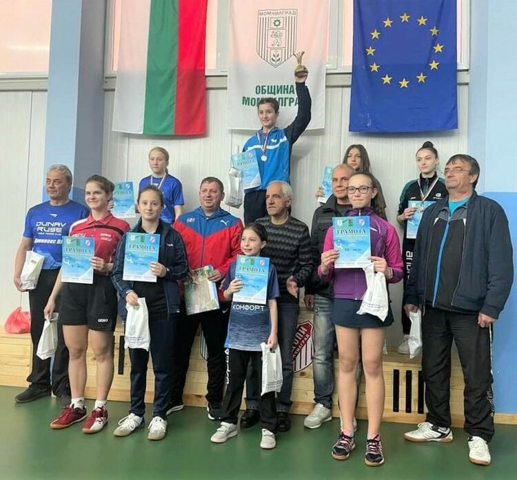 Сиделя Мутлу е шампион на националния турнир по тенис на маса „Млад олимпиец“ до 15 години