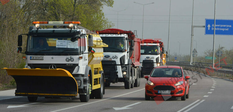 Протест на пътните строители. Ще затварят днес пътя между Димитровград и Хасково