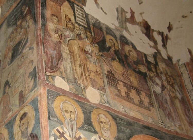 Уникална библейска сцена с Тайната вечеря е съхранена в Земенския манастир