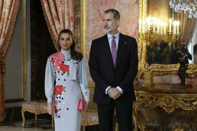  Испанският крал и кралица Летисия посрещат Румен Радев и съпругата му в двореца Сарсуела