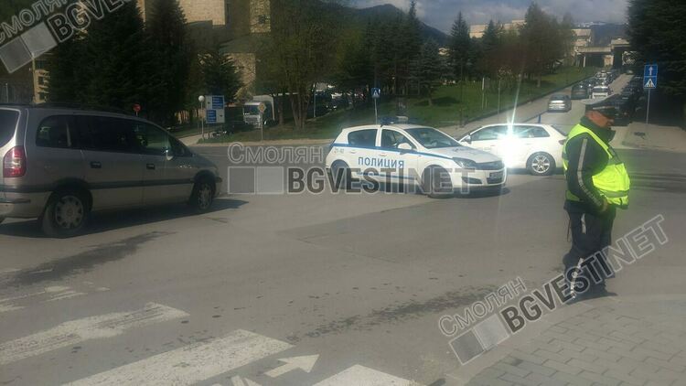 пешеходната пътека, на която е блъсната жената