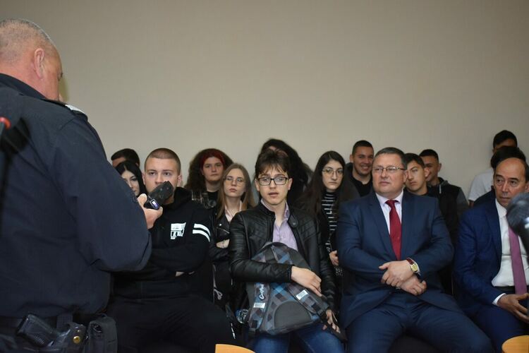 Заместник-кметът Петров участва в открит урок с ученици в съда