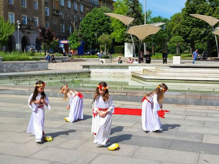 С концерт на деца под мотото "Ние, децата на Европа" Димитровград отбеляза днешния празник 