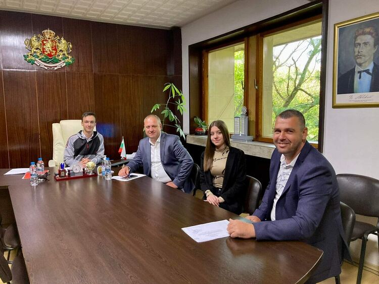 Мариян Колев днес беше кмет на община Първомай