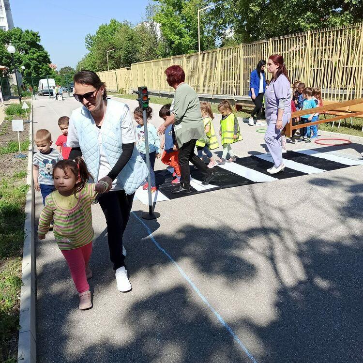 Спортен празник „Моето безопасно детство“ в градина „Слънце“