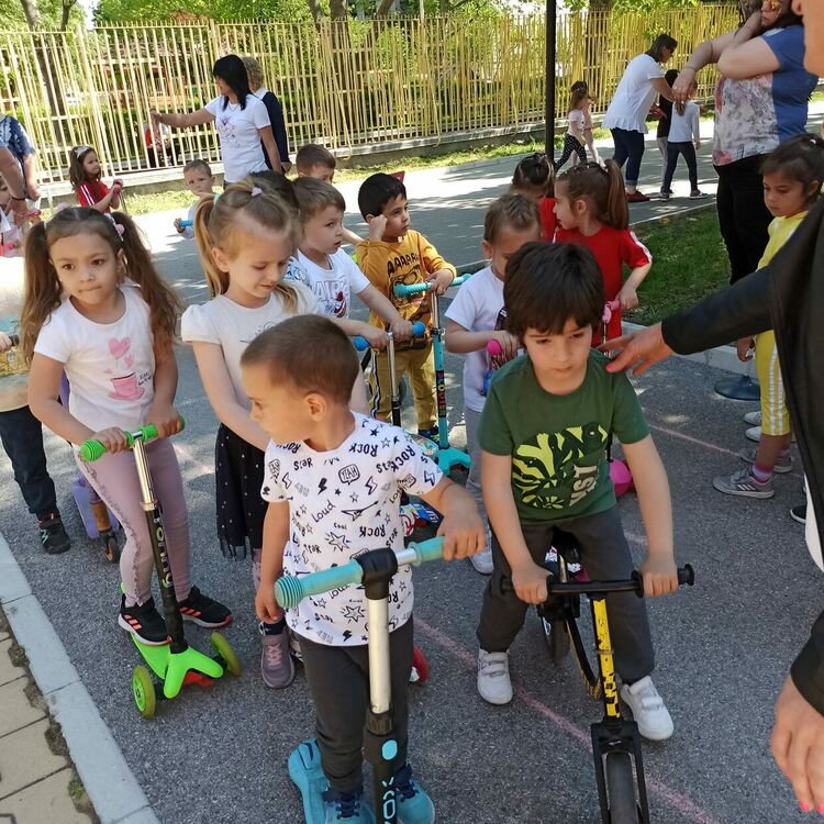 Спортен празник „Моето безопасно детство“ в градина „Слънце“