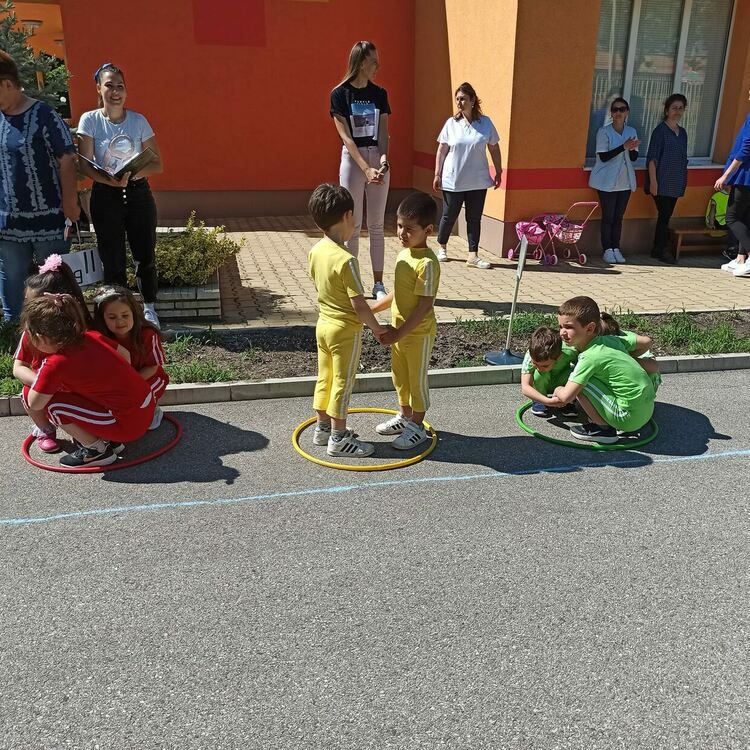 Спортен празник „Моето безопасно детство“ в градина „Слънце“