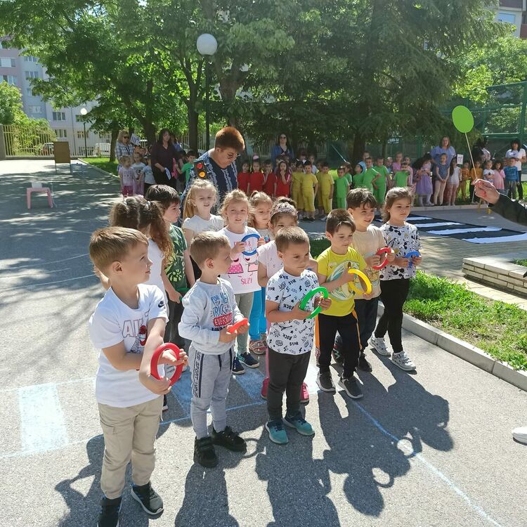 Спортен празник „Моето безопасно детство“ в градина „Слънце“