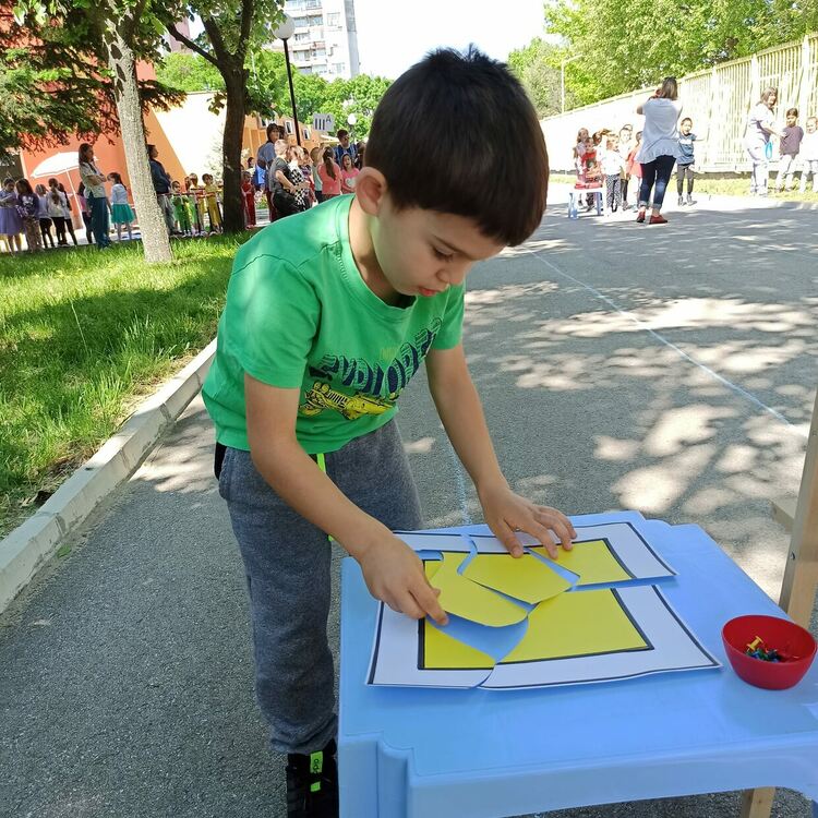 Спортен празник „Моето безопасно детство“ в градина „Слънце“