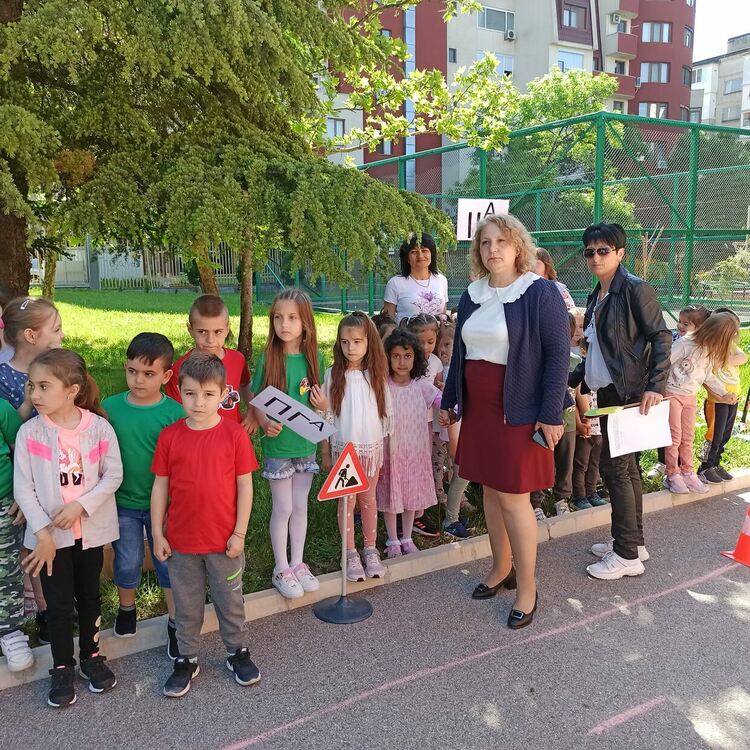 Спортен празник „Моето безопасно детство“ в градина „Слънце“