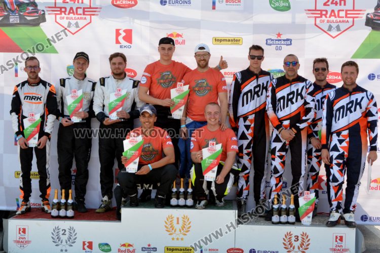 Българо-италиански отбор и тим от Франция са победители в картинг състезанието в Хасково