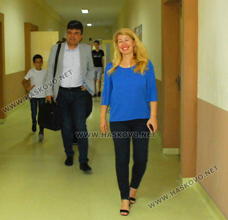 доц. д-р Първан Първанов и Гергана Петрова