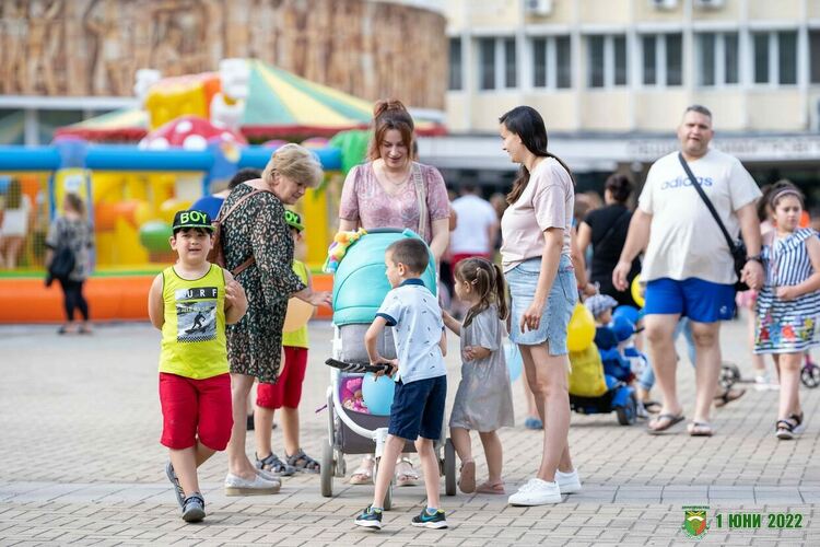 Радост, веселие и емоции за малките деца в центъра на града