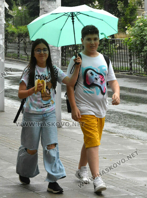 В дъжда- кой с каквото си има...