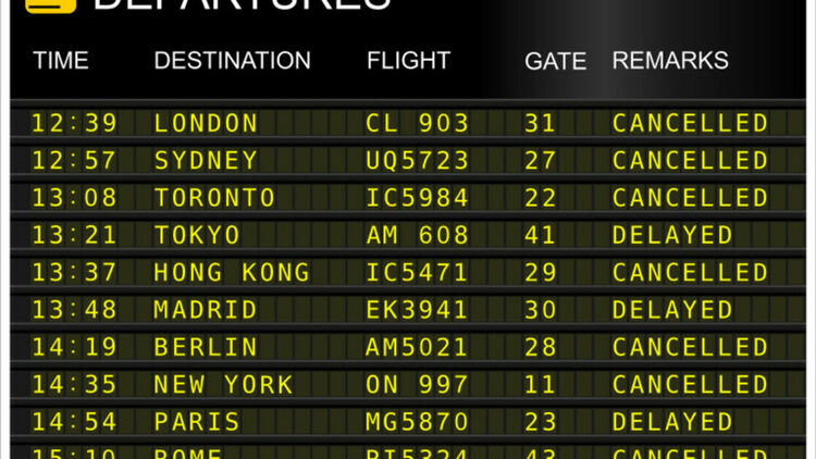 Хаос на европейските летища