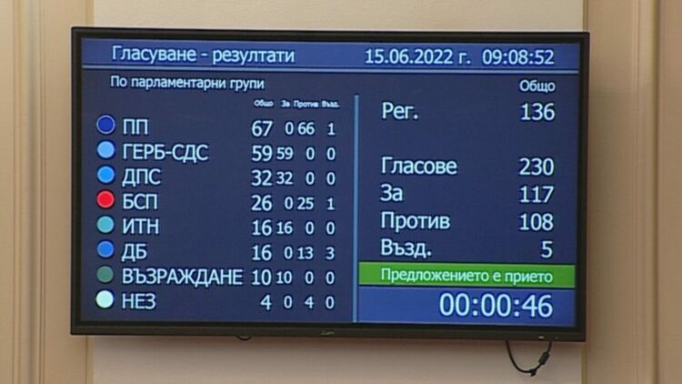 НС изслушва Генчовска за Северна Македония на закрито заседание