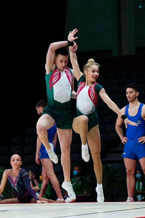 Първи медал за България от Световното първенство по спортна аеробика донесоха  Пашова, Баротев и Папазов