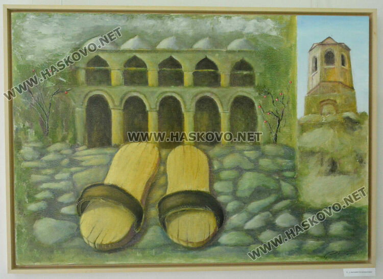 Художникът Павел Иванов подреди първата си изложба в Хасково – „В новия дом“