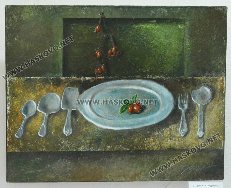 Художникът Павел Иванов подреди първата си изложба в Хасково – „В новия дом“