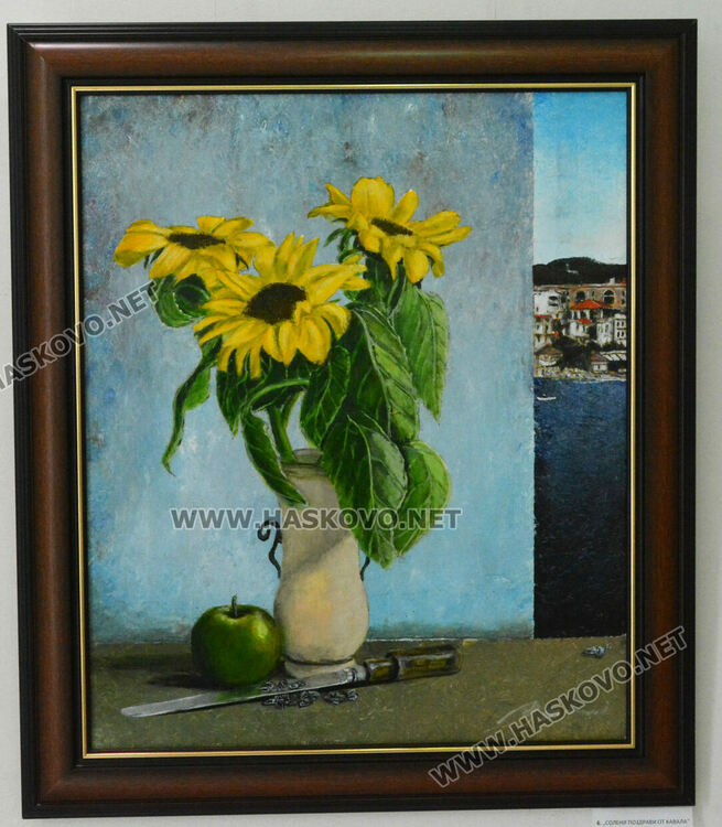 Художникът Павел Иванов подреди първата си изложба в Хасково – „В новия дом“