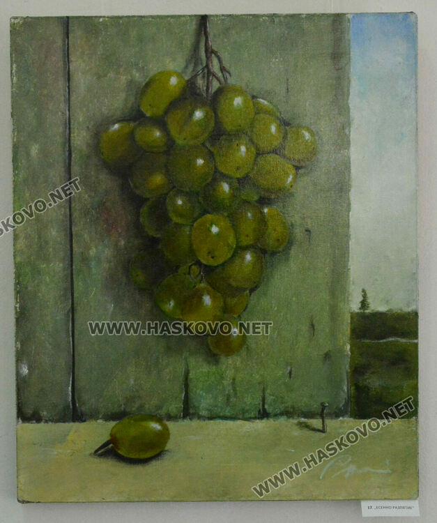 Художникът Павел Иванов подреди първата си изложба в Хасково – „В новия дом“