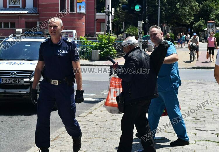 Хасковлия пострада при сбиване до Бизнес центъра