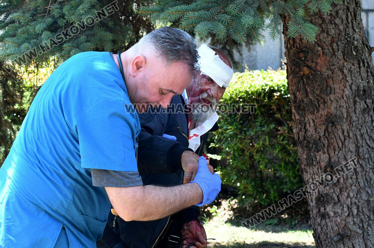 Хасковлия пострада при сбиване до Бизнес центъра