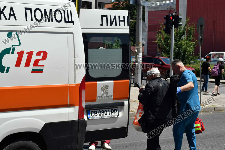 Хасковлия пострада при сбиване до Бизнес центъра