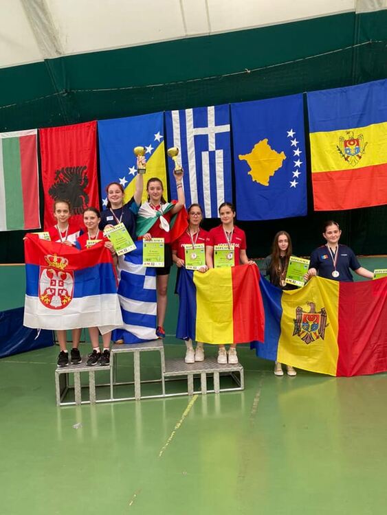 Сиделя и Цветелина с огромен принос за спечелването на 5 медала за България от Балканиадата по тенис на маса