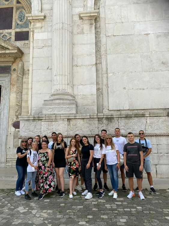 Ученици от Гимназията по туризъм на практика на Адриатическото крайбрежие