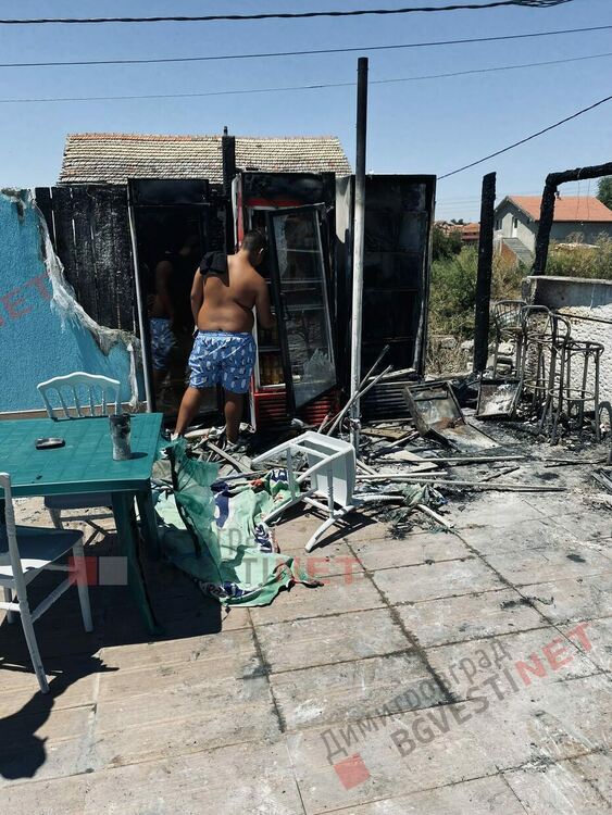 Изгоря новооткрит комплекс в димитровградския квартал Изток