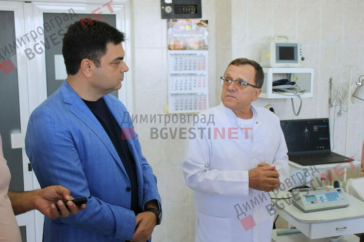 Болницата в Димитровград вече разполага с мобилен дигитален рентген, последно поколение