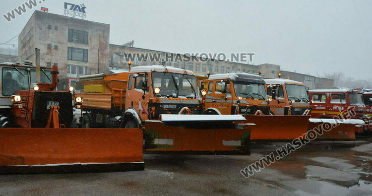 Обявиха обществена поръчка за снегопочистване в Хасково за 783 000 лева