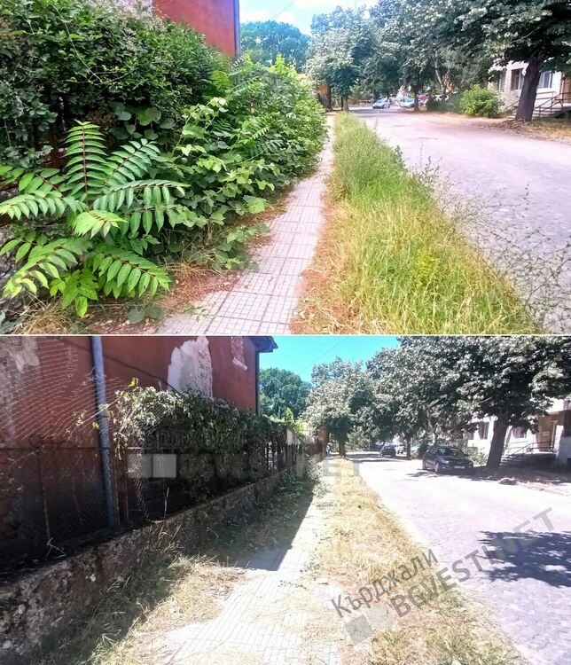 След публикация на Кърджали бг вести приведоха в ред тротоарите на ул.”Язовирска” в Кърджали