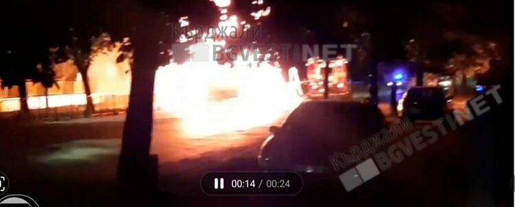 Снимка на пожара