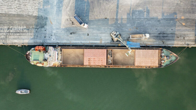 Сирийски кораб с украинско зърно от окупирана територия е акостирал в ливанско пристанище