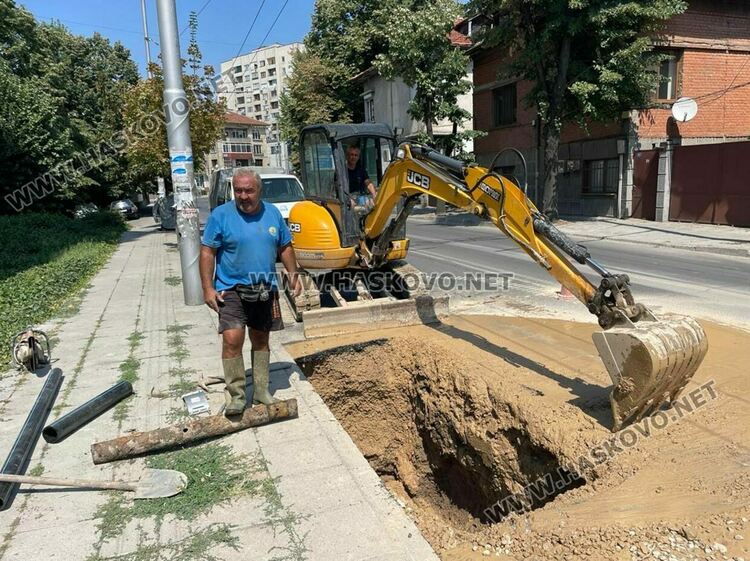 Отстраниха ВиК авария  на бул. „Съединение“