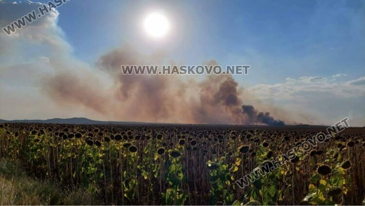 Бедствено положение в Харманли, Свиленград и Любимец заради пожари