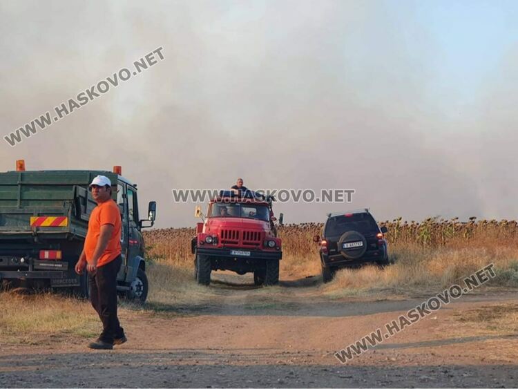Бедствено положение в Харманли, Свиленград и Любимец заради пожари