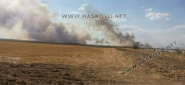 Бедствено положение в Харманли, Свиленград и Любимец заради пожари