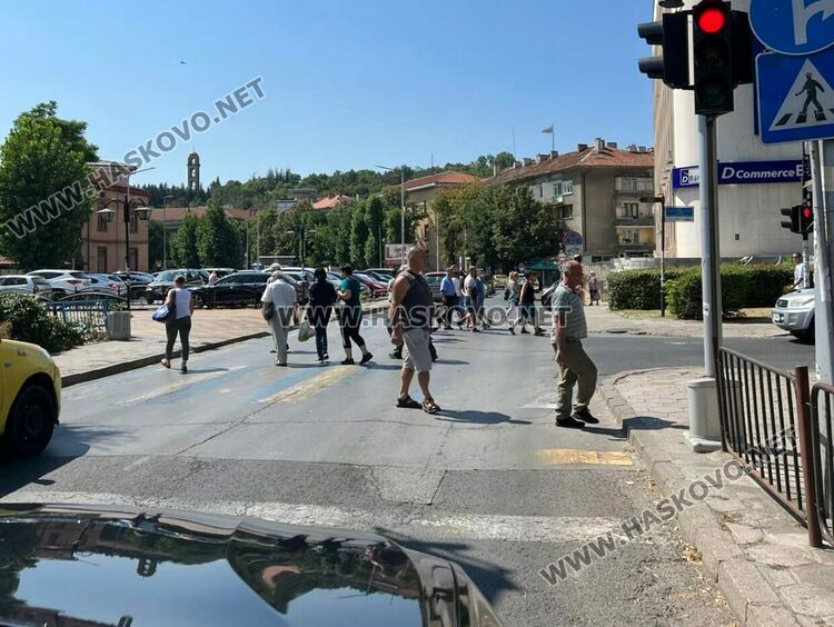 Отново задръствания в центъра на Хасково в началото на седмицата