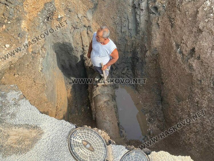 Спукана тръба оставя зона от кв. „Македонски“ без вода
