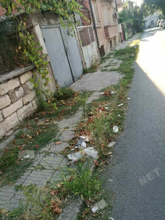 Читател:Тротоари в Кърджали, където минават туристи, тънат в бурени