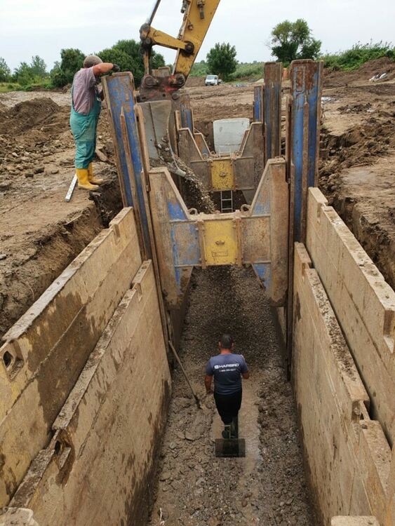 Финализират изграждането на дренажа за допълнителна вода в село Червен 