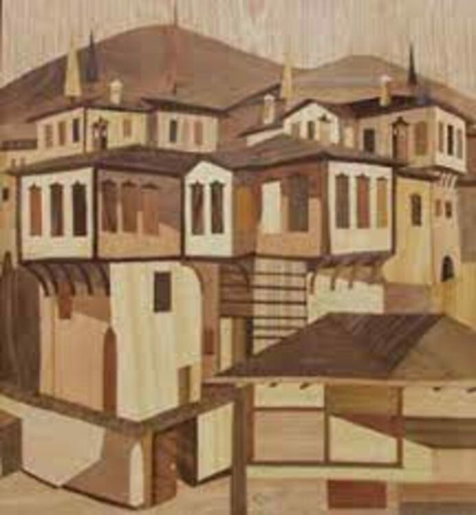 Канят на юбилейна изложба Интарзии на Васил Игнатов- почетен гражданин на Смолян