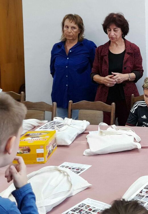 Украински деца и техните майки се занимаваха с различни дейности през лятото