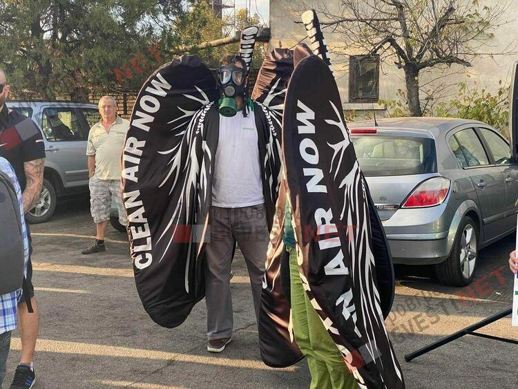 Димитровградчани подкрепиха протеста в Гълъбово за чист въздух - модернизация или ликвидация за Брикел