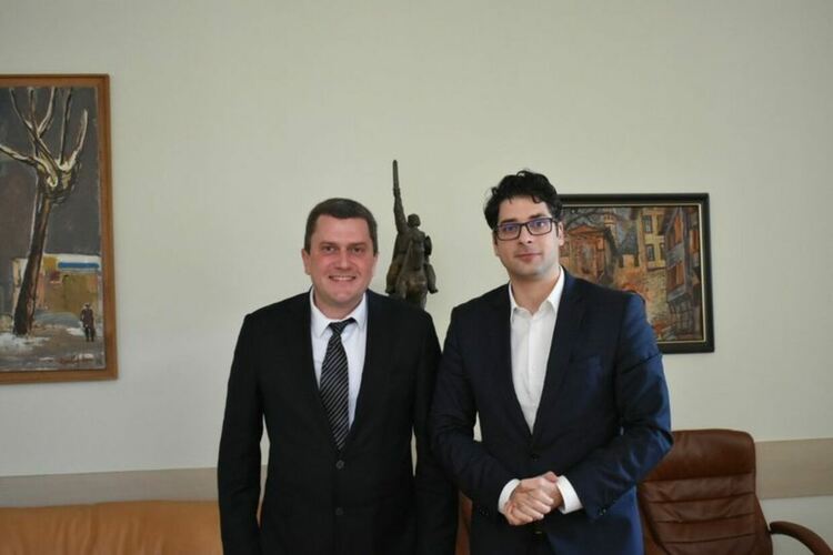 Кметът на община Перник Станислав Владимиров се срещна с вицепремиера Атанас Пеканов