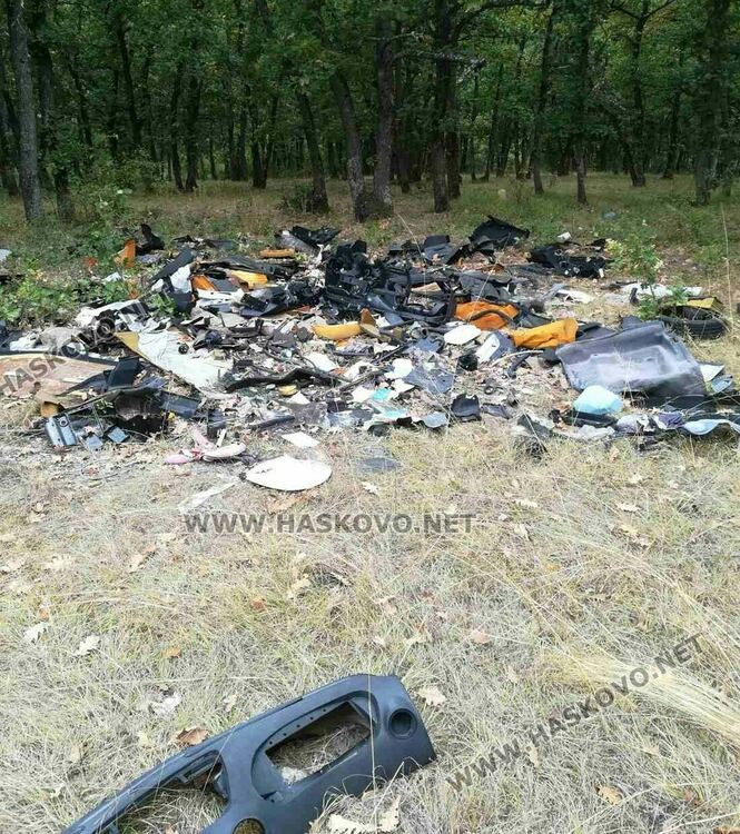 Горичката край Стамболово е превърната в сметище